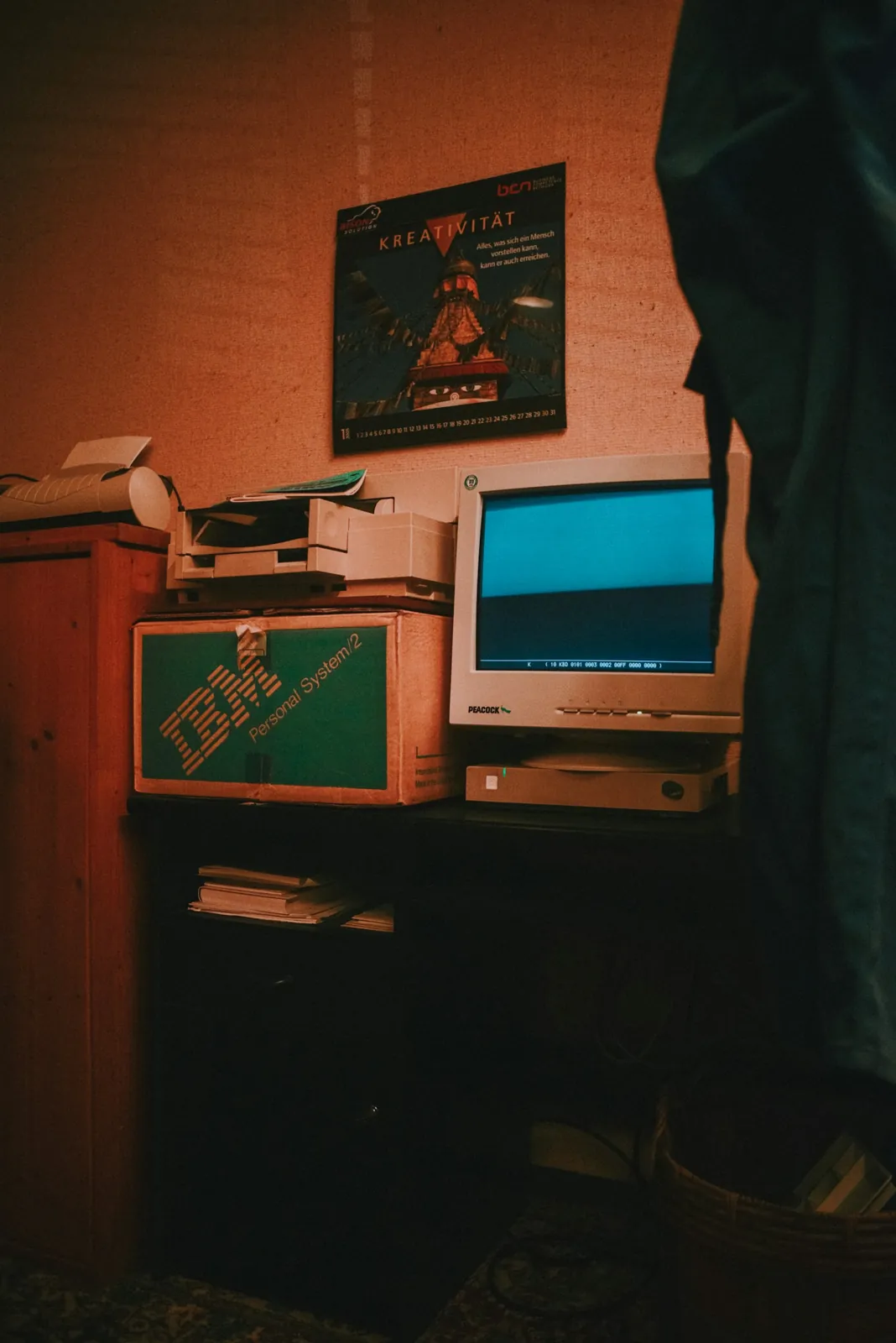 An old CRT computer monitor on a desk, the kind of screen our first outsourced app seemed designed for